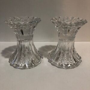 Mikasa Crystal Candleholders Royal Suite